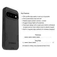 OtterBox Commuter Case with Magnets for Google Pixel 11/11 Pro - Black