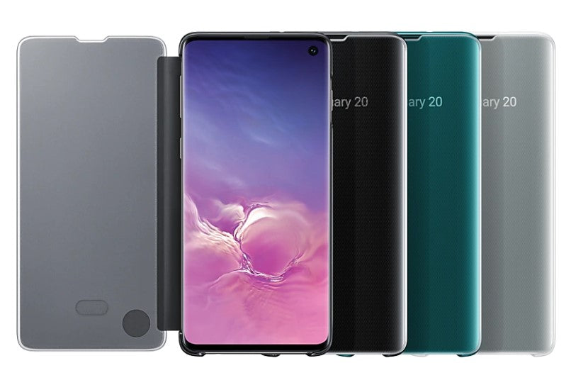 Samsung Galaxy Note 10 Clear View Cover Case - Black