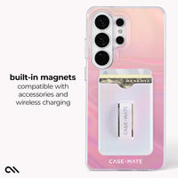 Thumbnail for Case Mate Peach Bubble Case with Magnet for Samsung Galaxy S26 Ultra - Iridescent