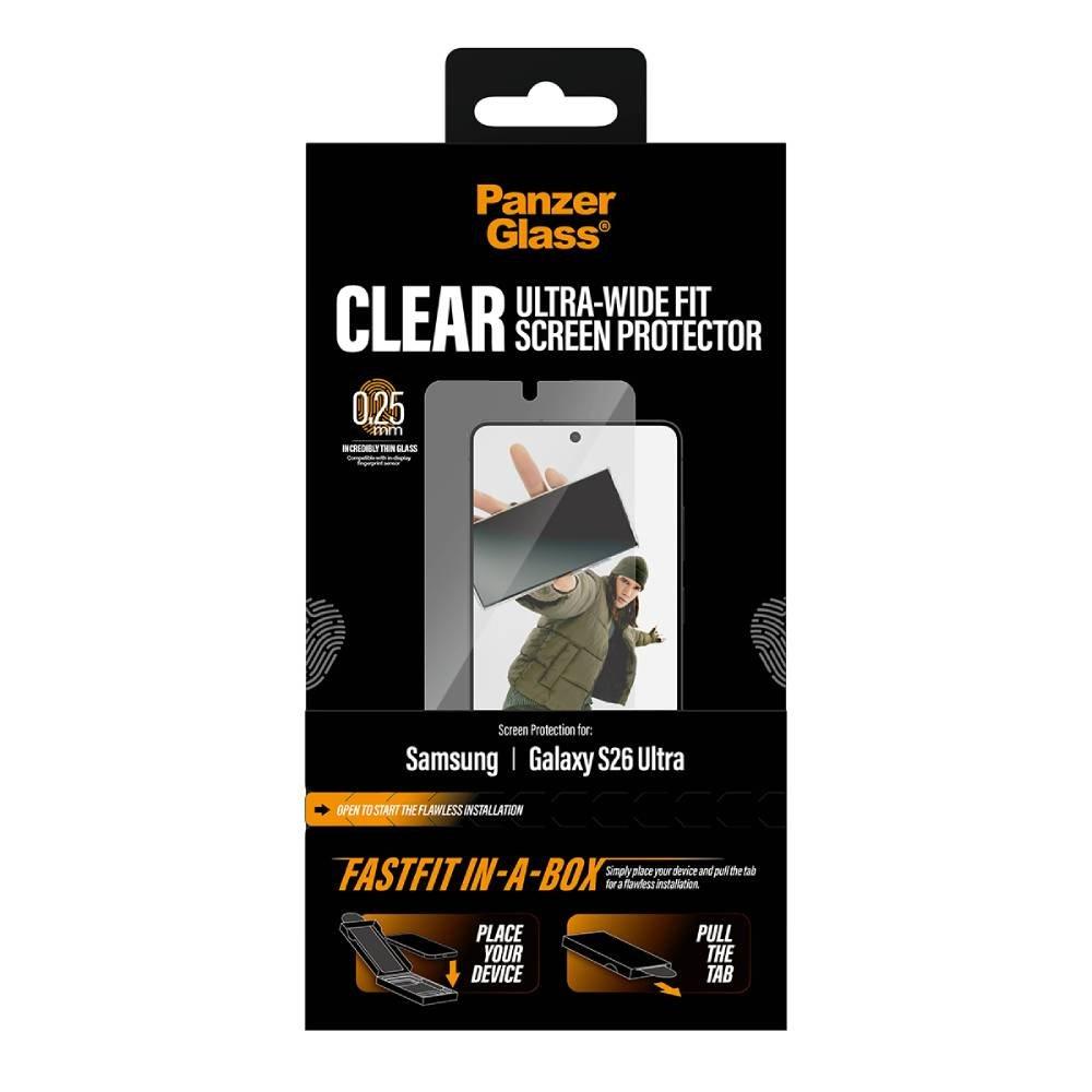 PanzerGlass UWF Screen Protector for Samsung S26 Ultra - Clear