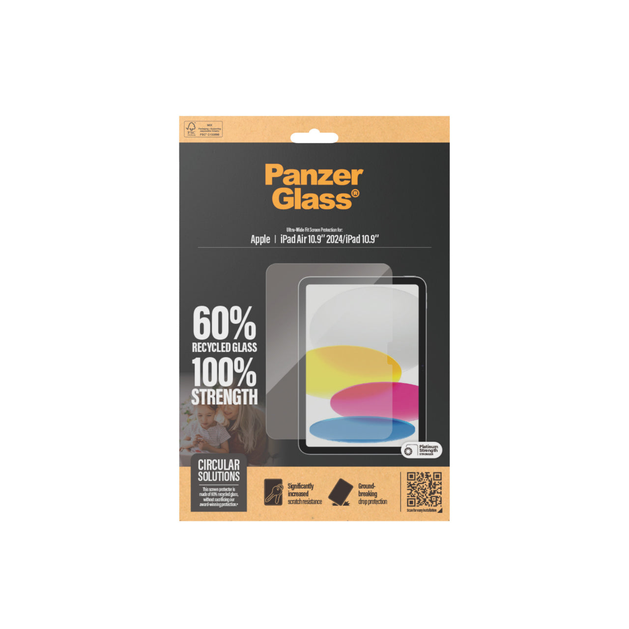 PanzerGlass UWF Screen Protector for iPad Air 11 (M2/M3)/A16 11th Gen