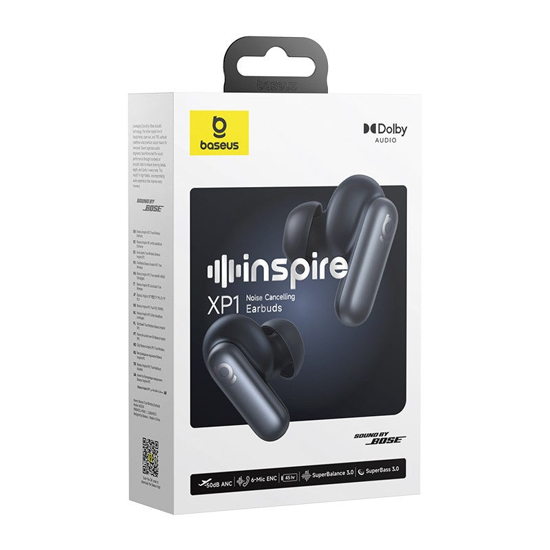 Baseus Inspire XP1 TWS ANC Earbuds - Black
