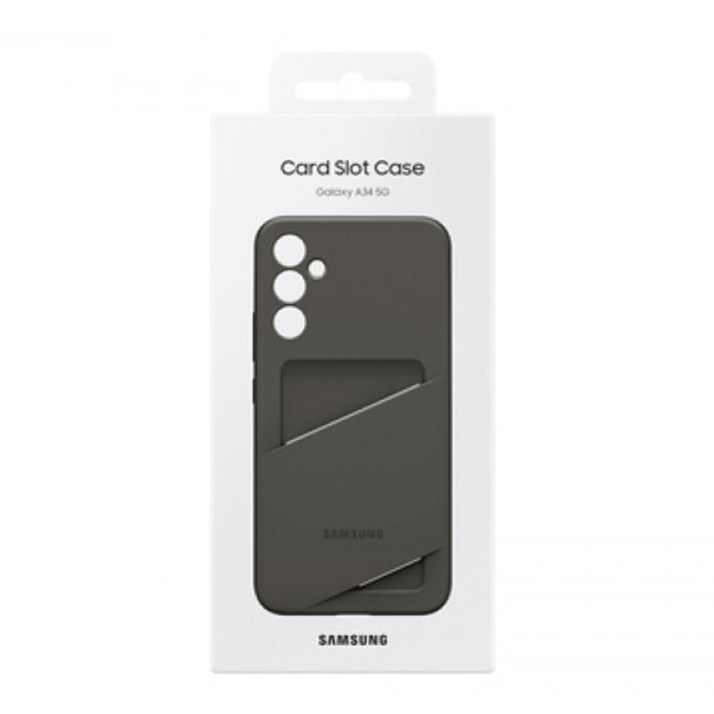 Samsung Card Slot Case for Galaxy A34  - Black