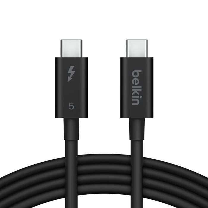 Belkin Connect Thunderbolt 5 USB-C to USB-C Cable (1M) - Black