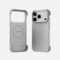 MOFT Color-blocking Snap Phone Case for iPhone 17 Pro Max - Misty Cove + Cement