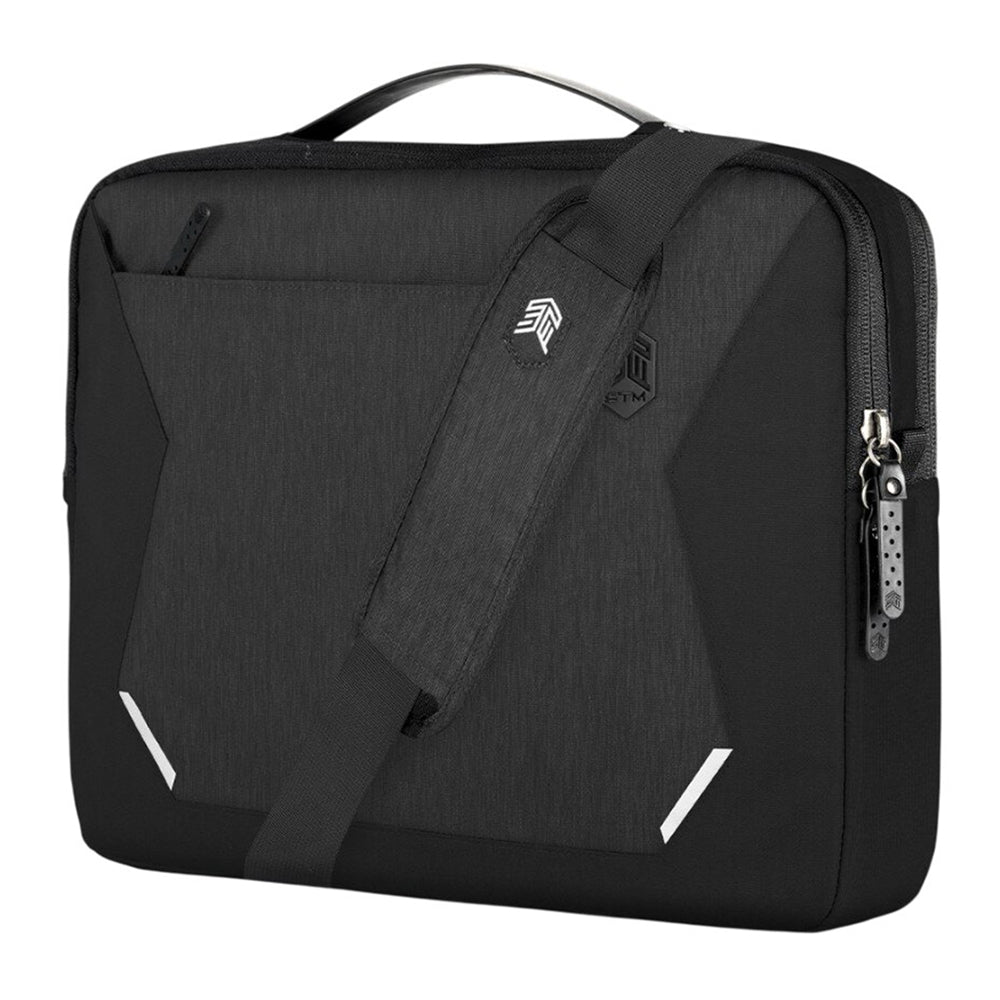 STM (Myth Brief) Laptop Shoulder Bag Fits up to 14" - Magnet Black