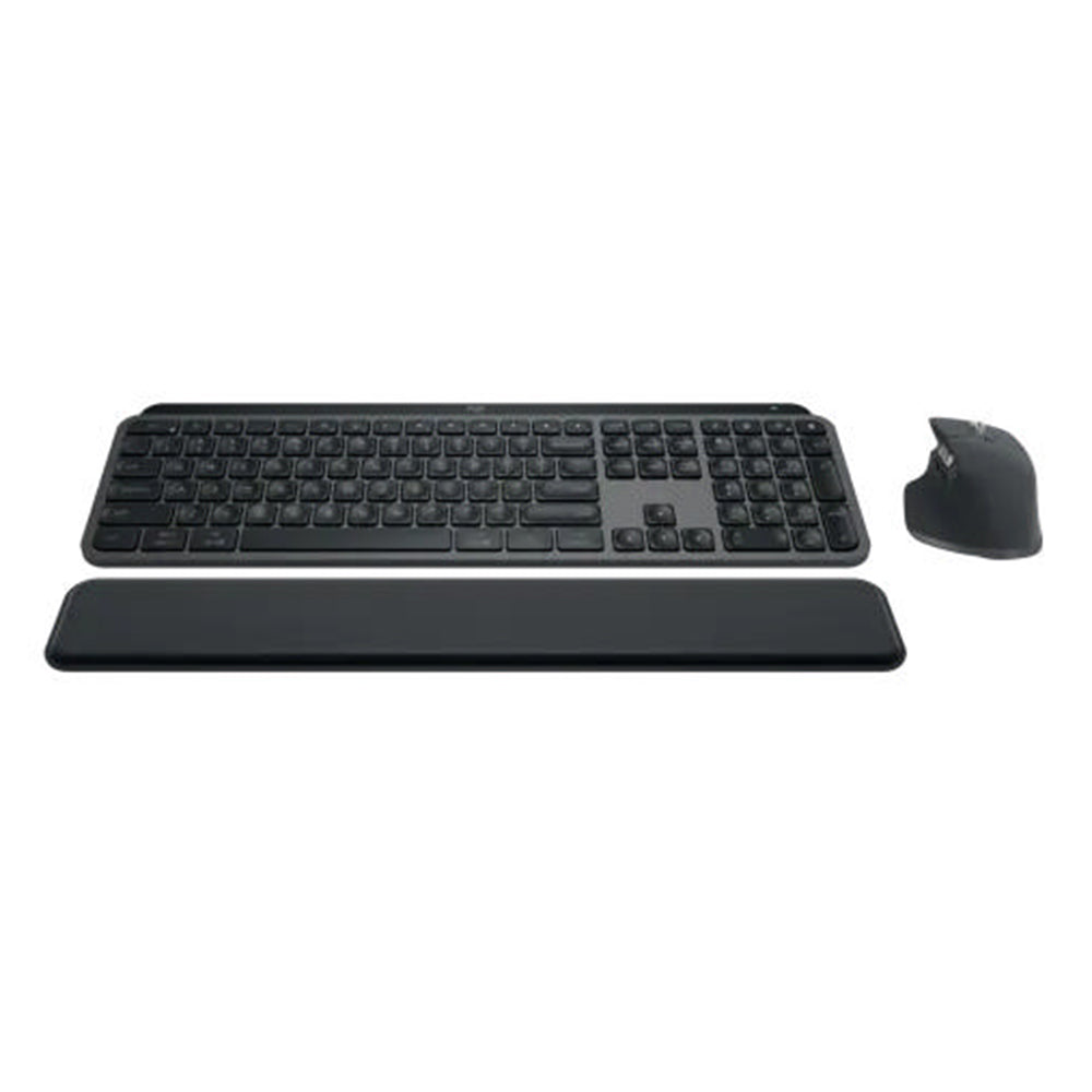 Logitech MX Master 3S, MX Keys S & MX Palm Rest Performance Combo - Black