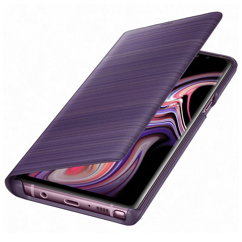 Samsung Led View Cover Case suits Samsung Galaxy Note 9 - Violet New