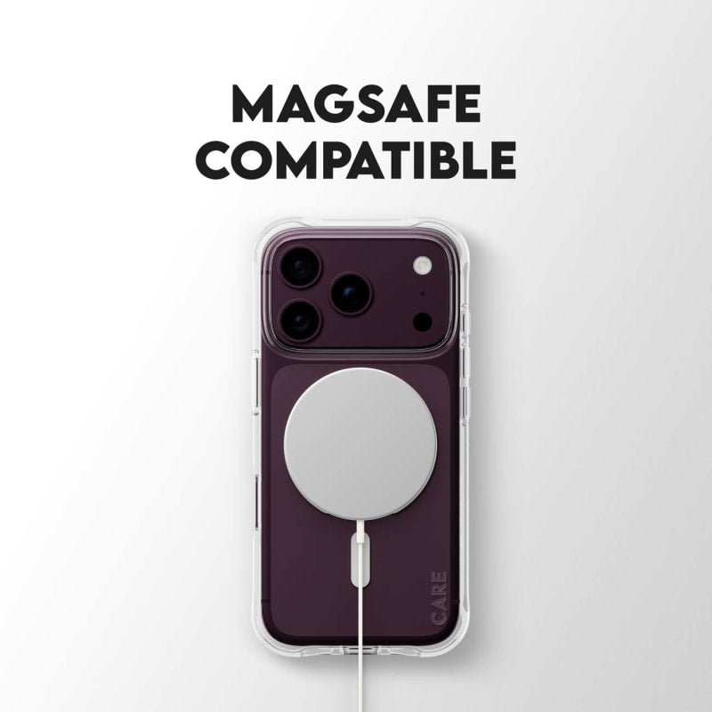CARE by PanzerGlass Samba MagSafe Case for iPhone 18 Pro, 17 Pro - White