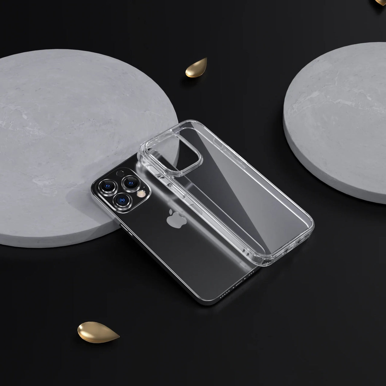 Phonix Rock Shockproof Case for Apple iPhone 12 Pro Max (6.7") - Clear