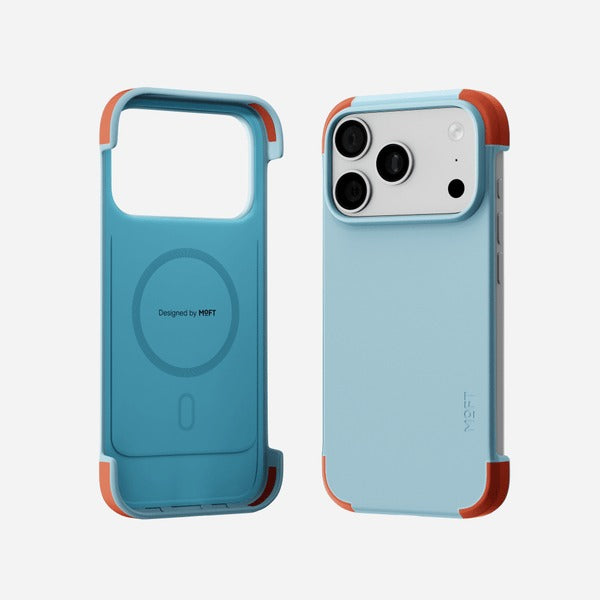 MOFT Color-blocking Snap Phone Case for iPhone 17 Pro Max - Soothing Mist + Sunrise