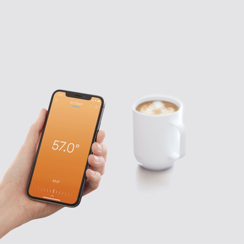 Ember Electric Insulated SMART Mug 9 414 ml + Charging Coaster - White