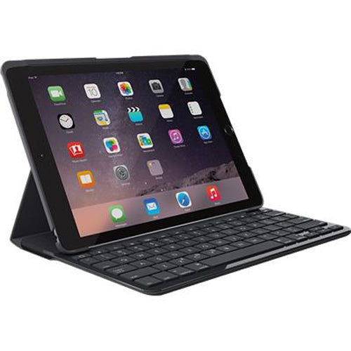 Logitech Slim Folio Case with Integrated Bluetooth Keyboard for iPad 9.7 2017 (5th Gen) + 2018 (6th