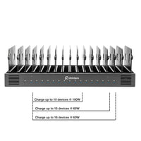 Thumbnail for Shintaro 16-Port USB-C PD3.0 1000W GaN Charging Dock for Smartphone, Tablet, & Notebook Devices & Smart Power