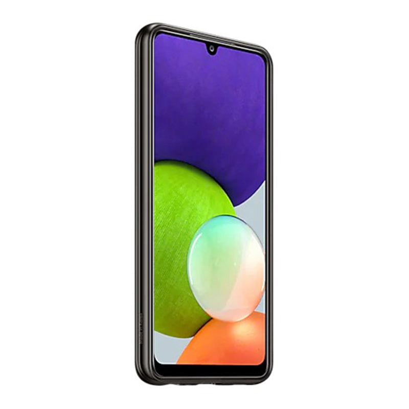 Samsung Galaxy A22 4G Soft Clear Cover Case - Black