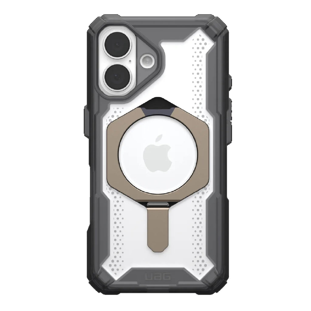 UAG Plasma Case for XTE MagSafe Apple iPhone 16 (6.1")- Ash/Titanium
