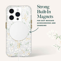 Thumbnail for Case-Mate Rifle Paper Magsafe Case iPhone 15 Pro - Petite Fleurs