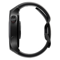 Moto Silicone Smart Watch - Black