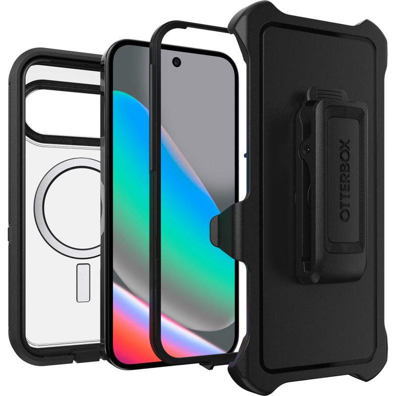 OtterBox Defender Pro XT Case w/Magnets For Google Pixel 10 & 10 Pro - Dark Side Black