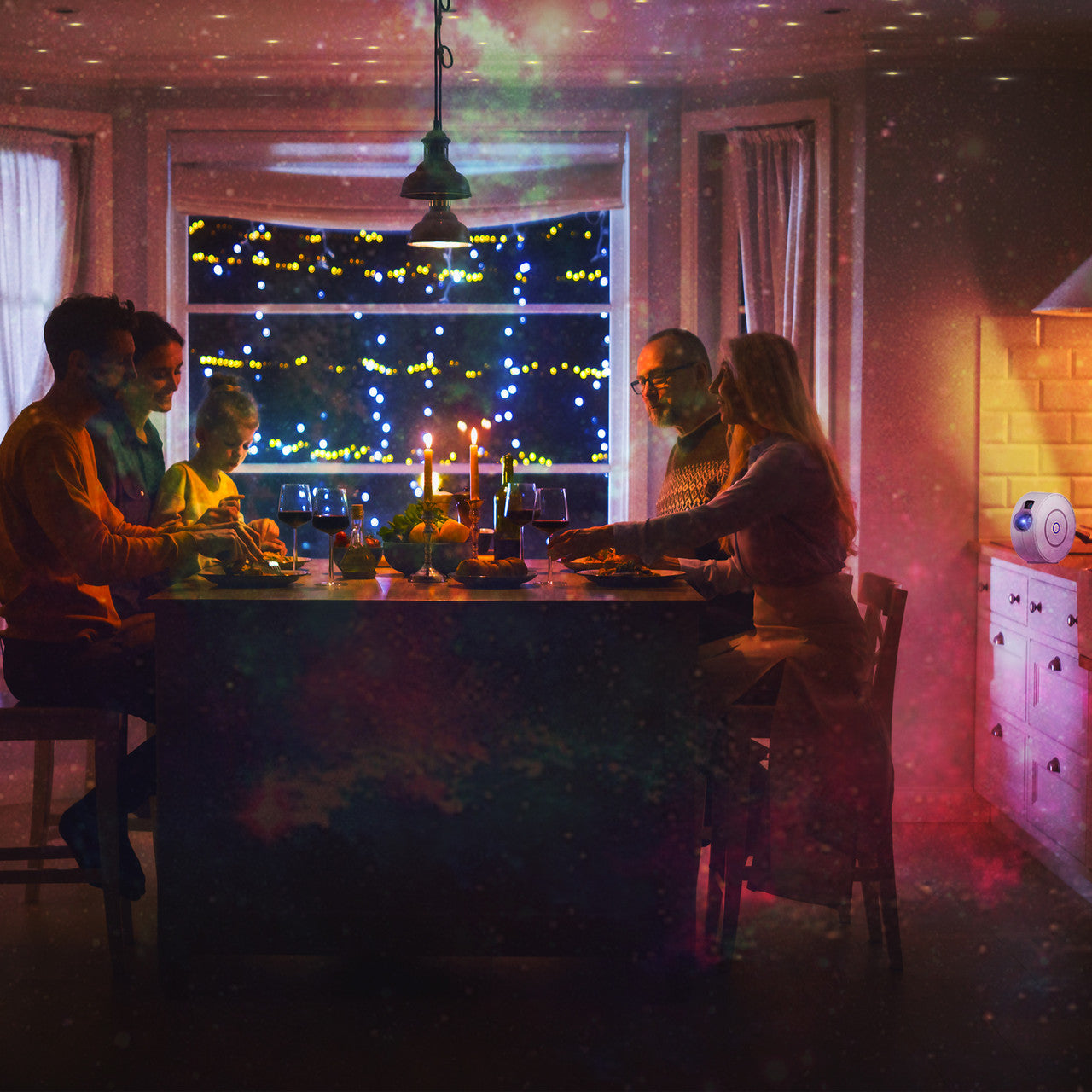 Laser SmartHome Starlight Projector with Wi-Fi and App Control