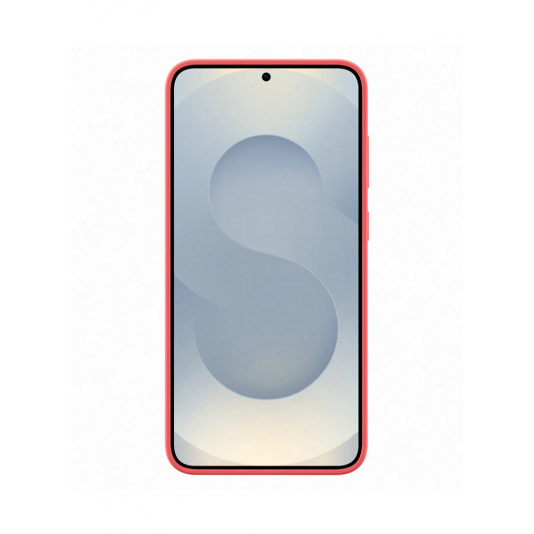 Samsung Genuine Silicone Case for Galaxy S25 Plus - Red