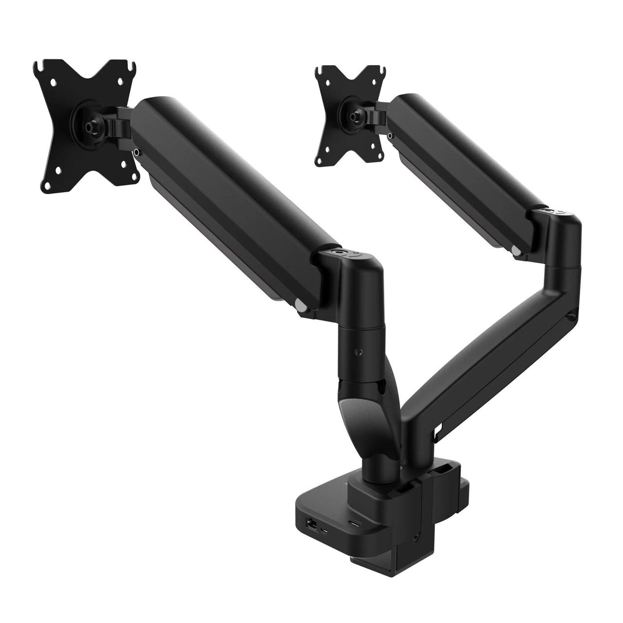 J5create Ergonomic Dual-Monitor Mount with Docking Station