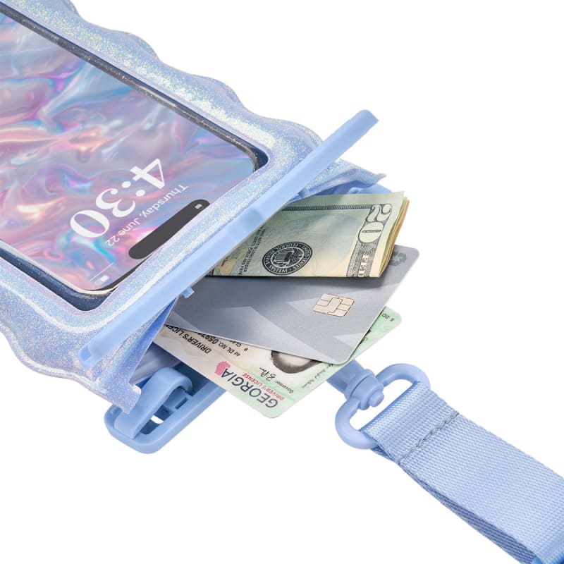 Case-Mate Wavy Waterproof Floating Pouch Large - Blue