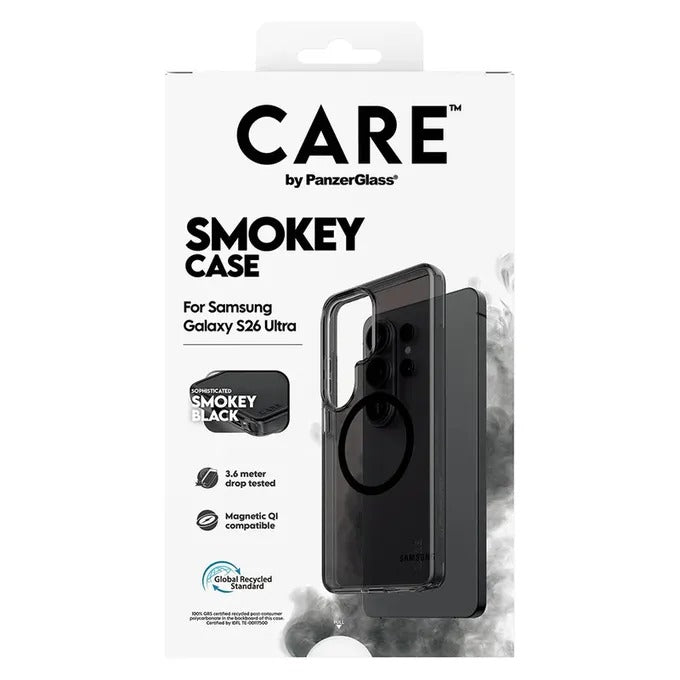 CARE by PanzerGlass Smokey Case for Samsung Galaxy S26 Ultra - Black