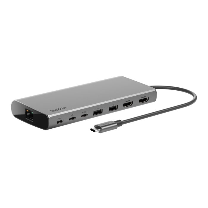 Belkin Connect Universal USB-C 8-in-1 Dual Display Core Hub - Space Grey