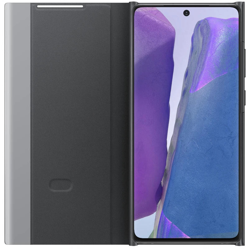 Samsung Clear View Cover Case For Galaxy Note 20 - Mystic Black