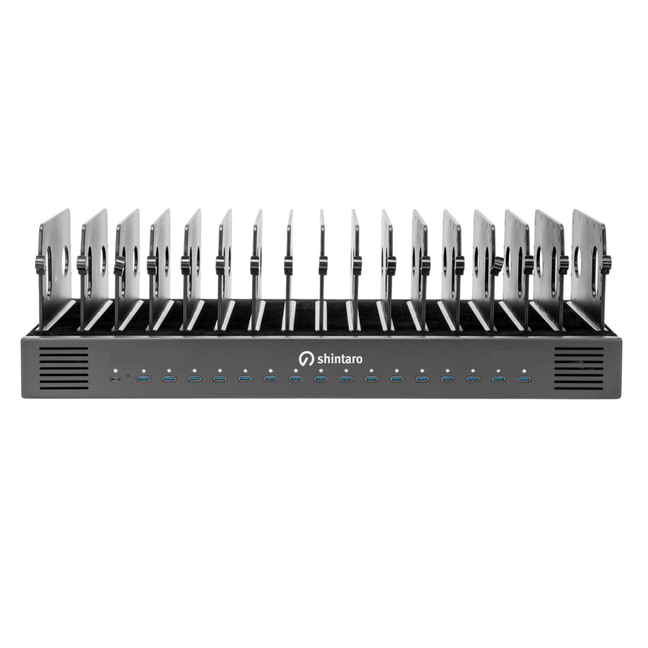Shintaro 16-Port USB-C PD3.0 1000W GaN Charging Dock for Smartphone, Tablet, & Notebook Devices & Smart Power