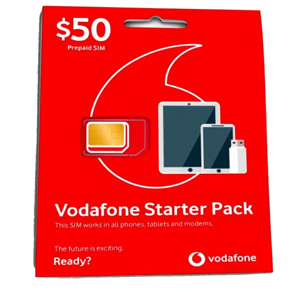 Vodafone $50 Starter Pack SIM Card