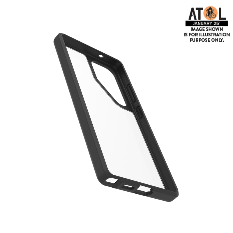 OtterBox React Case for Samsung Galaxy S25 Ultra - Black Crystal