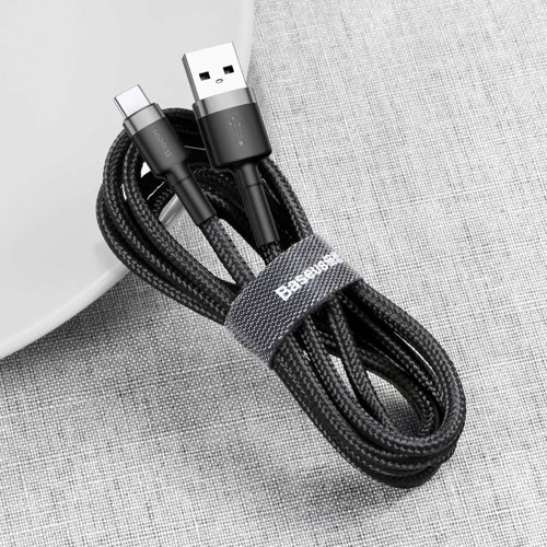 Baseus USB-A to USB-C Cafule Tough Cable 50cm - Gray