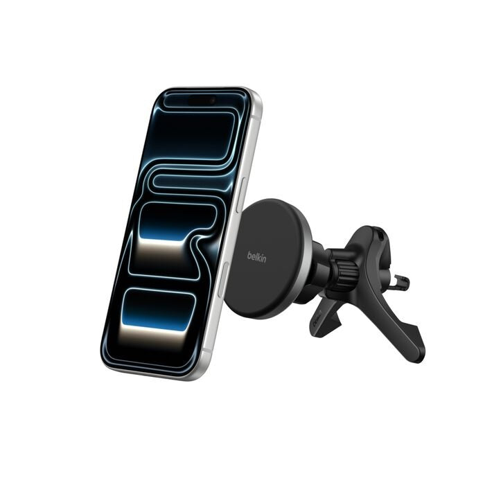 Belkin Magnetic Wireless Car Charging Vent Mount With Qi2 Black