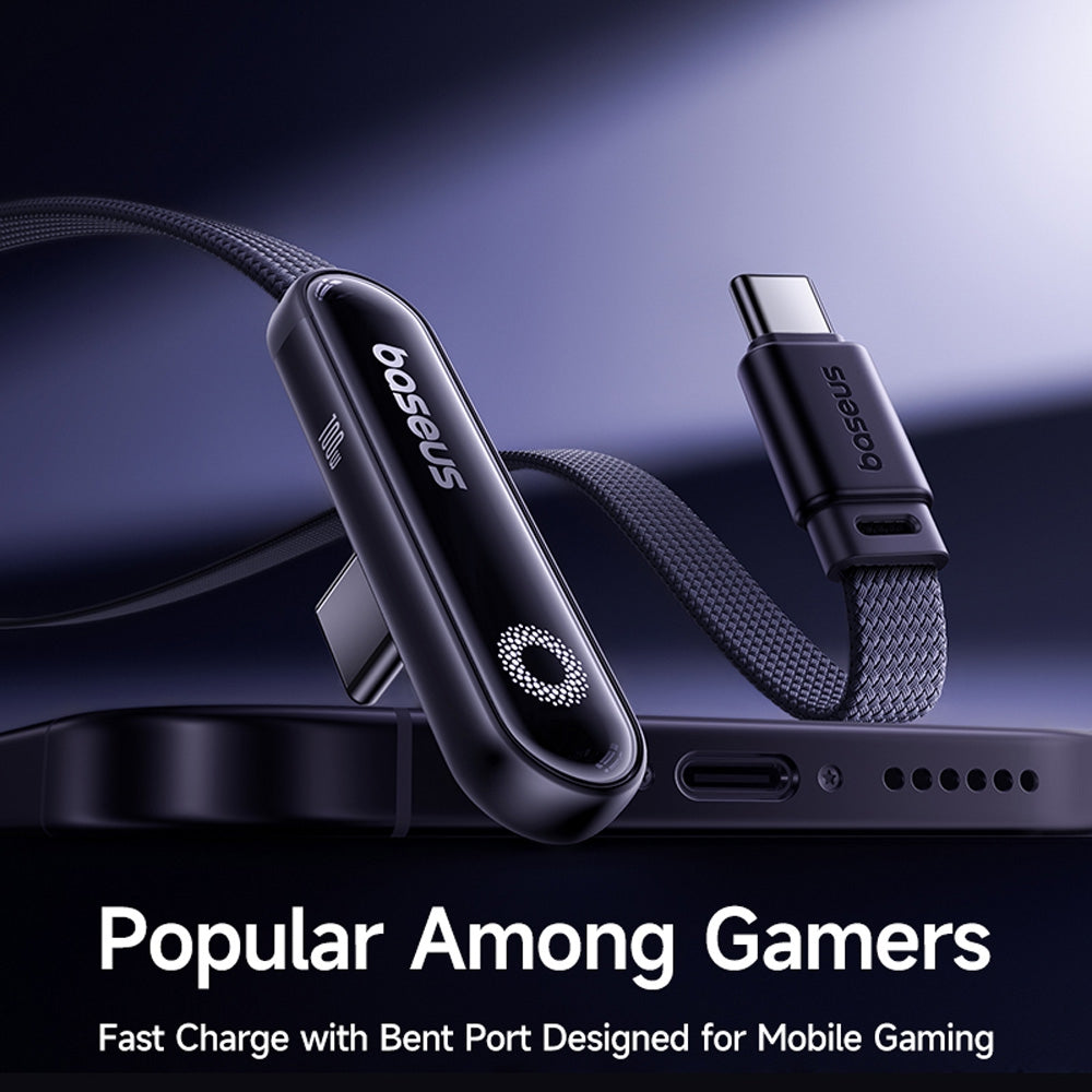 Baseus MVP 3 Fast Charging Cable USB-C to USB-C 100W 2M for 15 / 16 / 17 Series - Black