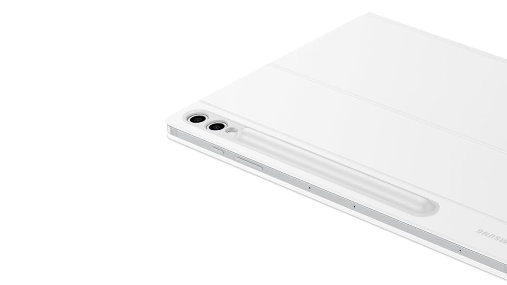 Samsung Book Cover Keyboard with Trackpad for Galaxy Tab S9FE+ / S9+ / S10+ - White