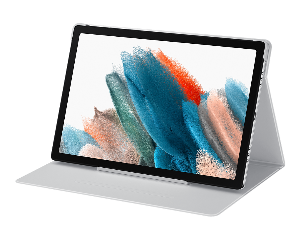 Samsung Galaxy Tab A8 Book Cover - Silver