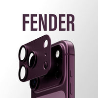 PanzerGlass Fender Camera Protector for iPhone 18 Pro - Dark Cherry