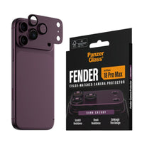 PanzerGlass Fender Camera Protector for iPhone 2026 6.9 Pro Max - Dark Cherry