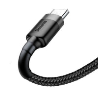 Thumbnail for Baseus USB-A To USB-C Cafule Tough Cable 2meter  - Gray