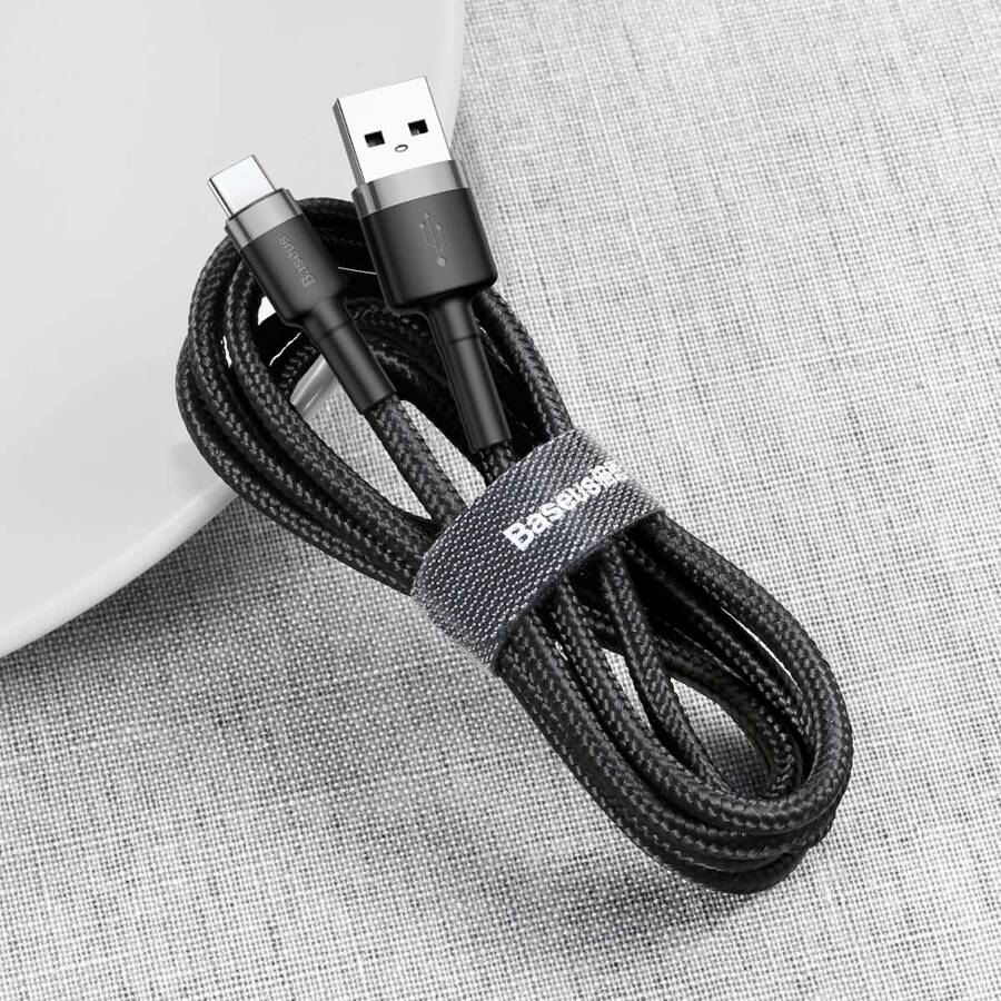 Baseus USB-A To USB-C Cafule Tough Cable 2meter  - Gray
