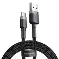Thumbnail for Baseus USB-A To USB-C Cafule Tough Cable 2meter  - Gray