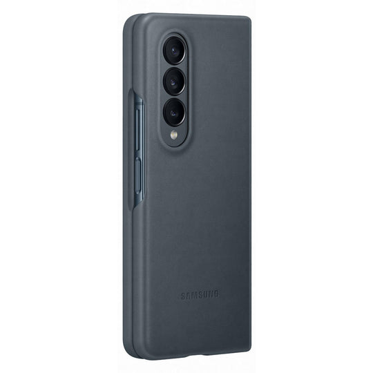 Samsung Galaxy Z Fold4 Leather Cover - Moss Grey