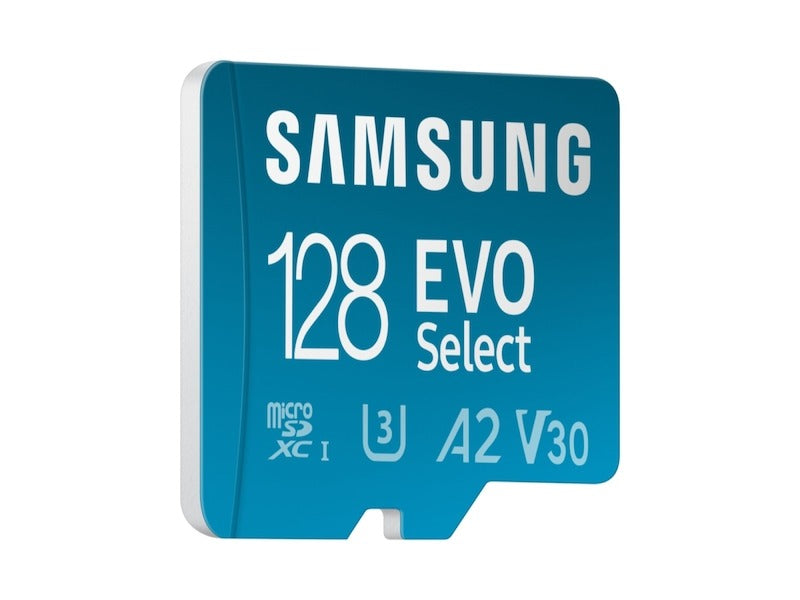 Samsung Evo Select 128GB MicroSd Card 160MB/s 4K Ultra HD Class 10 Memory Card
