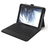 Thumbnail for Zagg Messenger Folio Tablet Keyboard / Case for Apple iPad 10.2 - Charcoal Black