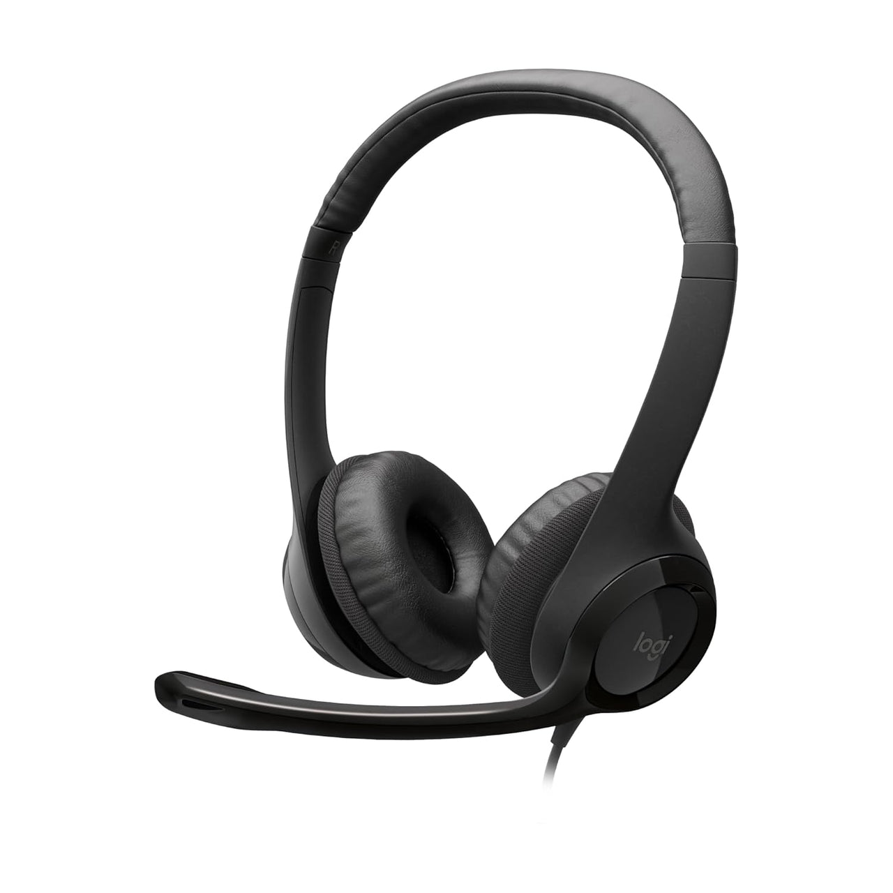 Logitech H390 USB Wired Computer Headset -  Black