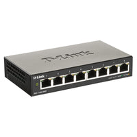 D-Link 8-Port Gigabit Smart Managed Switch - Black