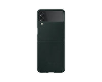 Thumbnail for Samsung Leather Cover for Galaxy Flip3 - Green