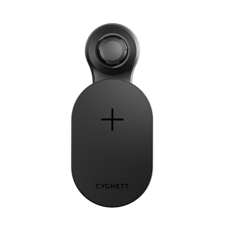 Cygnett Maghold Magnetic Easy Vent Mount Car Wireless Charger includes 20W car power adapter - Black